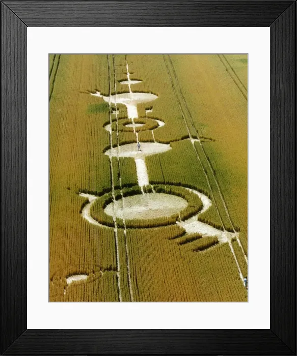 Framed Print : Mysteries - Crop Circles Framed Print : Mysteries - Crop Circles