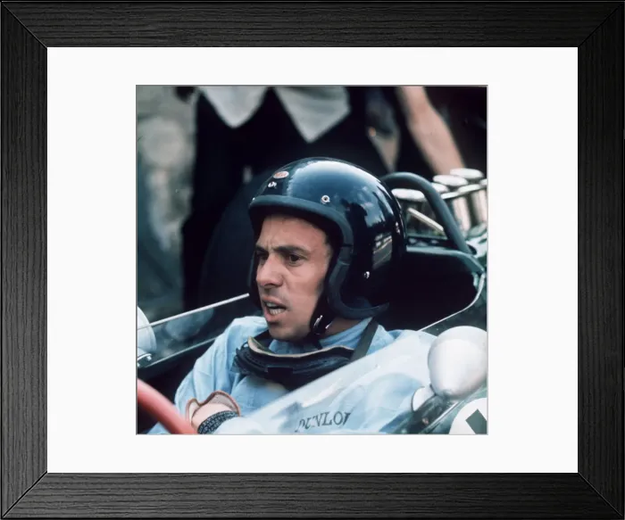 Framed Print : Jim Clark racing driver 1964 MSI Scottish World Champion Framed Print : Jim Clark racing driver 1964 MSI Scottish World Champion