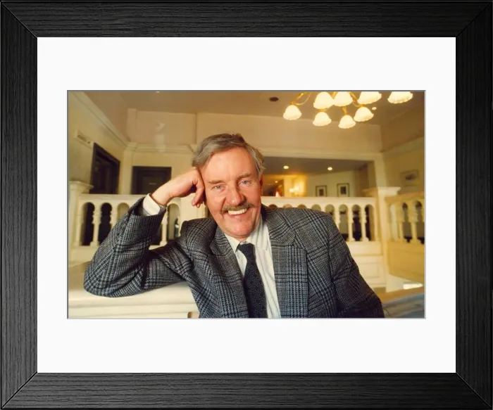Framed Print : A portrait of the actor Richard Briers
