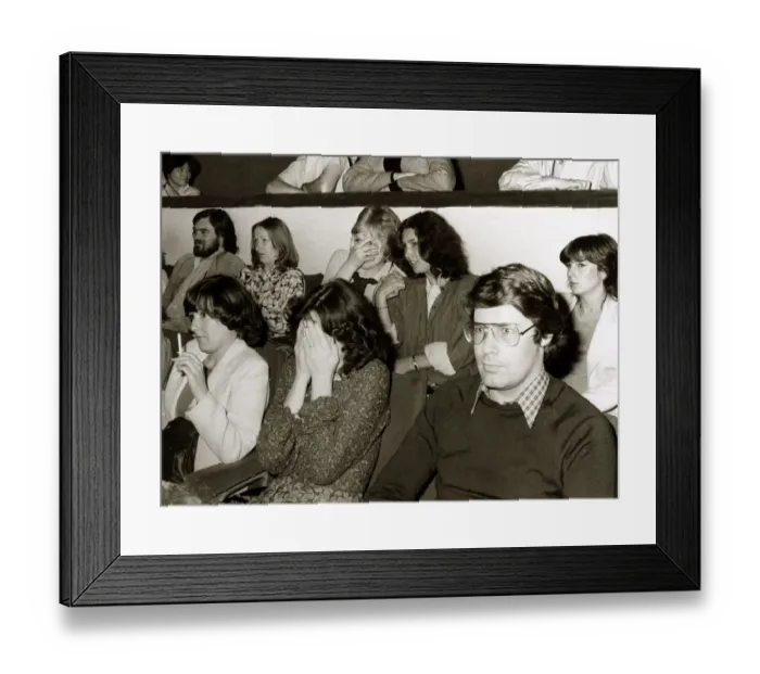 Framed Print : Audiences reaction to original screening of Alien