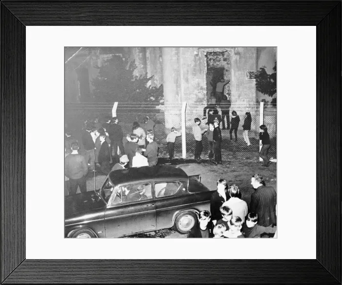 Framed Print : Ghost At Antrim Castle October 1968 The scene at Antrim Castle where hundreds of Framed Print : Ghost At Antrim Castle October 1968 The scene at Antrim Castle where hundreds of
