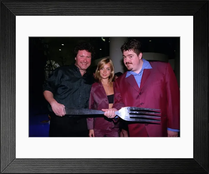 Framed Print : Louise singer with Comedian Rory McGrath and Comedian Phil Jupitus at the Time Out Awards Framed Print : Louise singer with Comedian Rory McGrath and Comedian Phil Jupitus at the Time Out Awards