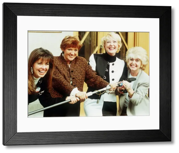 Framed Print : Anne Robinson 1991 Debbie Greenwood Anne Robinson Ellen Joneson Gloria Hunniford Int