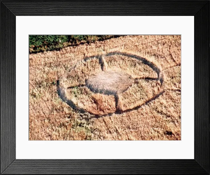 Framed Print : Crop Circles 1990 Framed Print : Crop Circles 1990