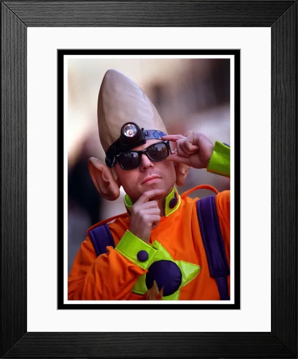 Framed Print : Science Festival Edinburgh December 1998 Aliens Captain Zogon Framed Print : Science Festival Edinburgh December 1998 Aliens Captain Zogon