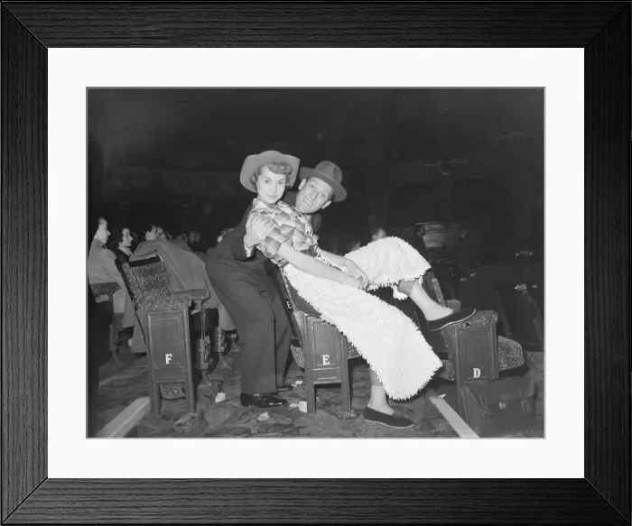 Framed Print : Tiller Girl Janet Leigh December 1951 Bennett 9 / 12 / 1951 B5783 / 3 Framed Print : Tiller Girl Janet Leigh December 1951 Bennett 9 / 12 / 1951 B5783 / 3