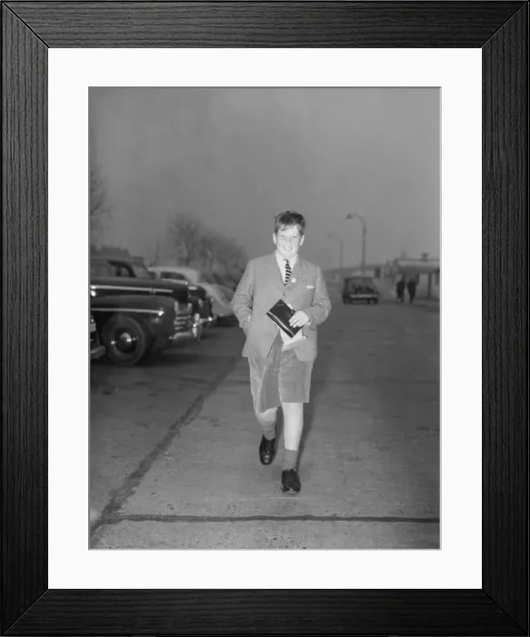 Framed Print : Michael Donovan Millionaire when he is 17. February 1952 C408  /  4