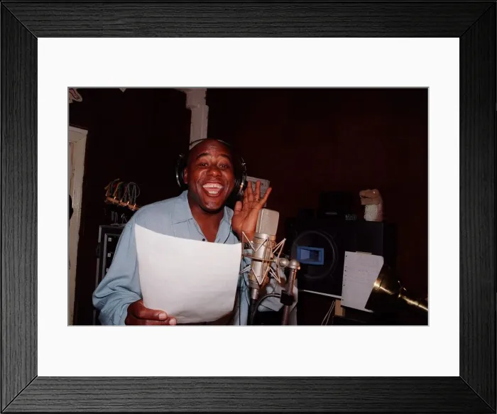 Framed Print : Ainsley Harriott TV Cook August 98 Records new theme for new tv show Framed Print : Ainsley Harriott TV Cook August 98 Records new theme for new tv show