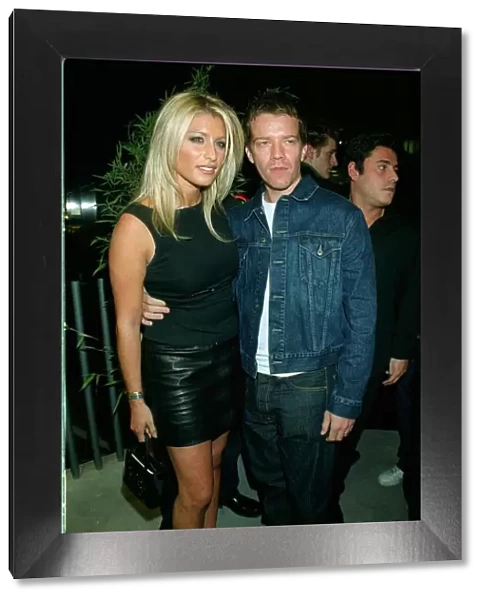 Dani Behr and Max Beesley September 1999 at the opening of the new nightclub