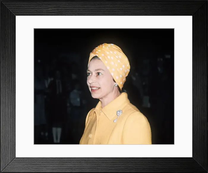 Framed Print : Queen Elizabeth Silver Jubilee. 9th June 1977 Framed Print : Queen Elizabeth Silver Jubilee. 9th June 1977