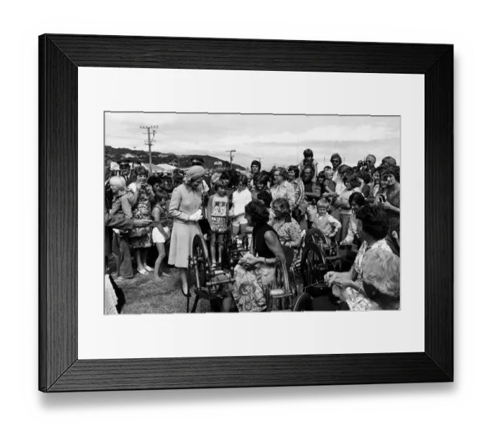 Framed Print : Royal Silver Jubilee Tour of New Zealand 22 February - 7 March 1977 Framed Print : Royal Silver Jubilee Tour of New Zealand 22 February - 7 March 1977