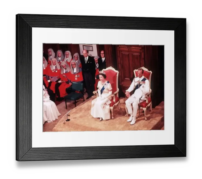 : Royal Silver Jubilee Tour 1977 The Queen and Prince Philip at the State Opening of : Royal Silver Jubilee Tour 1977 The Queen and Prince Philip at the State Opening of