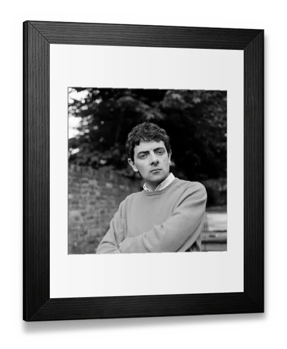 Framed Print : Comedian Rowan Atkinson September 1987