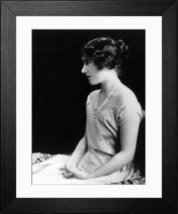 Framed Print : The Queen Mother Queen Elizabeth 1930s