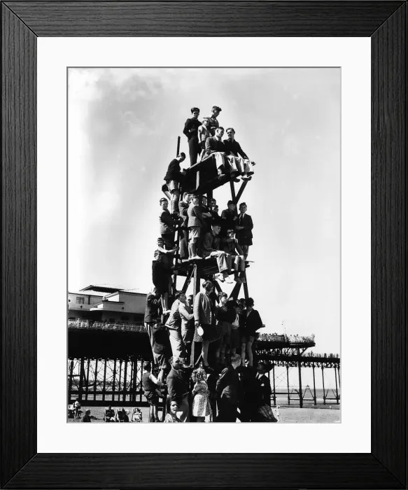 Framed Print : People at Butlins Holiday Camp Framed Print : People at Butlins Holiday Camp