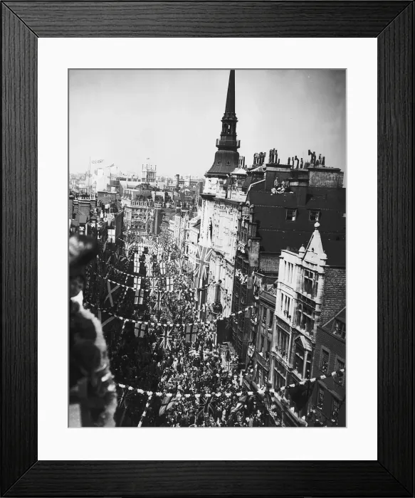 Framed Print : King George V Silver Jubilee parade Framed Print : King George V Silver Jubilee parade