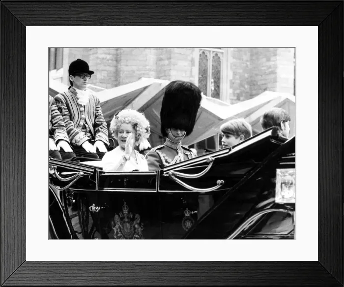Framed Print : Queen mother and Prince CharlesPrince edward and Prince Andrew at Silver jubilee 1977 Framed Print : Queen mother and Prince CharlesPrince edward and Prince Andrew at Silver jubilee 1977