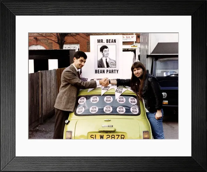 Framed Print : Rowan Atkinson Actor A Scene From The TV Comedy Mr Bean Framed Print : Rowan Atkinson Actor A Scene From The TV Comedy Mr Bean