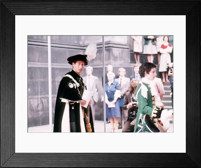 Framed Print : Prince Charles on the Silver Jubilee Tour of Scotland