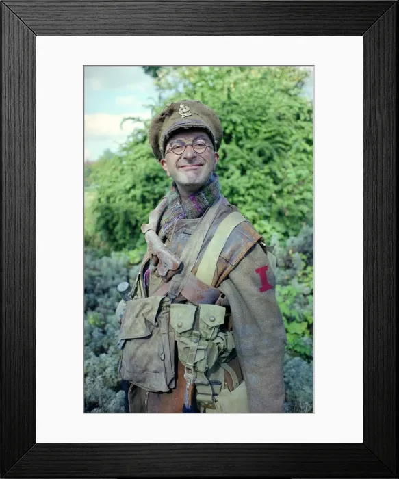 Framed Print : Cast of Blackadder Goes Forth in costume for photocall Black Adder Baldrick Framed Print : Cast of Blackadder Goes Forth in costume for photocall Black Adder Baldrick
