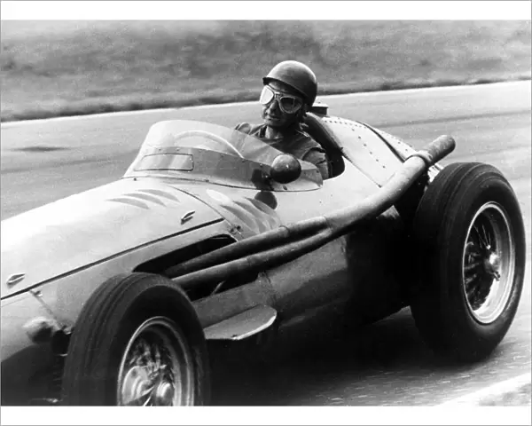 Juan Manuel Fangio - Racing driver in action Circa 1955