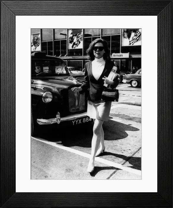 Framed Print : Actress Diana Rigg, 1967