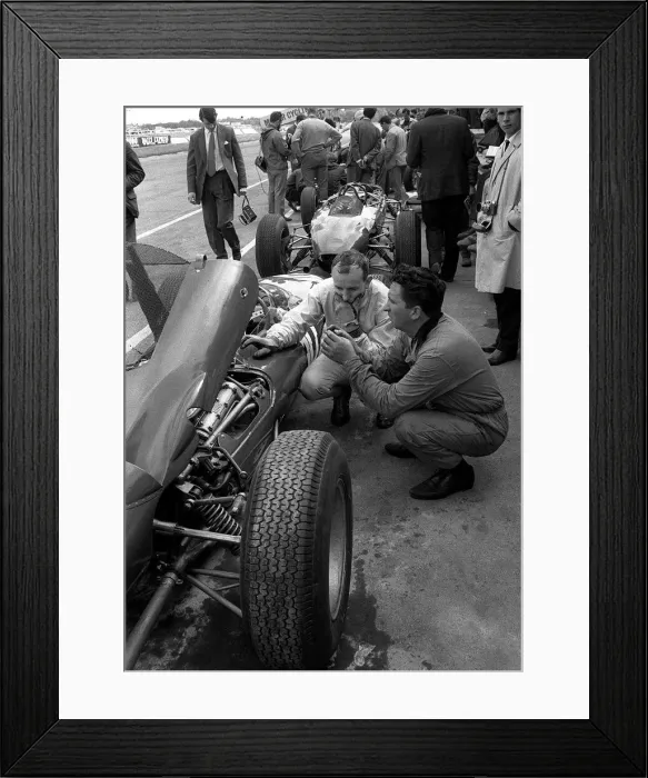 Framed Print : British Grand Prix 1964 Silverstone July 1964 John Surtees Framed Print : British Grand Prix 1964 Silverstone July 1964 John Surtees