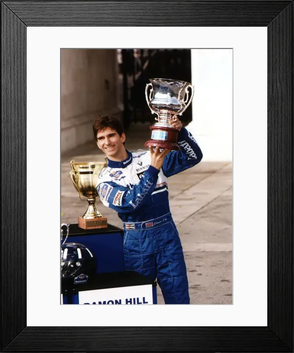 Framed Print : Damon Hill Formula One Racing Driver Framed Print : Damon Hill Formula One Racing Driver
