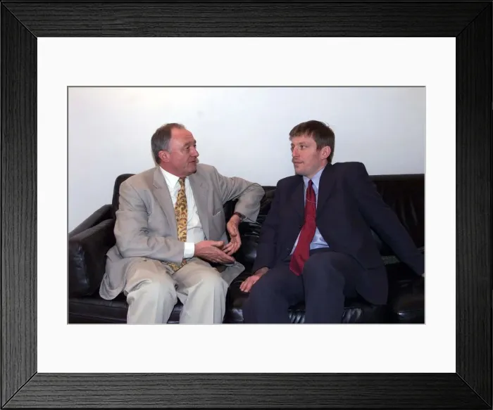 Framed Print : Ken Livingstone MP November and Peter MacMahon1999 Exclusive Picture for Peter Framed Print : Ken Livingstone MP November and Peter MacMahon1999 Exclusive Picture for Peter