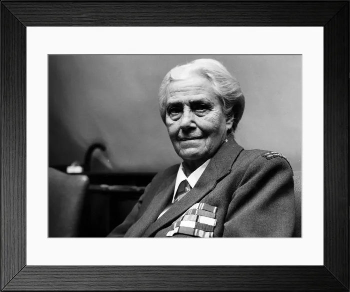Framed Print : Lady Baden Powell Chief Commissioner of the Girl Guides March 1968 Framed Print : Lady Baden Powell Chief Commissioner of the Girl Guides March 1968
