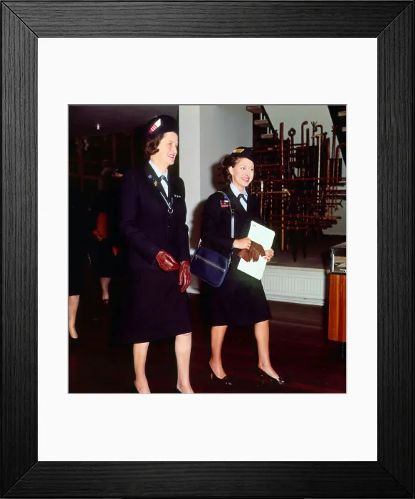 Framed Print : Princess Margaret attends the Girl Guide associations A. G Framed Print : Princess Margaret attends the Girl Guide associations A. G