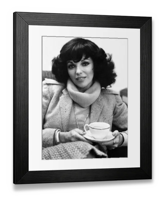 Framed Print : A portrait of the actrress Joan Collins