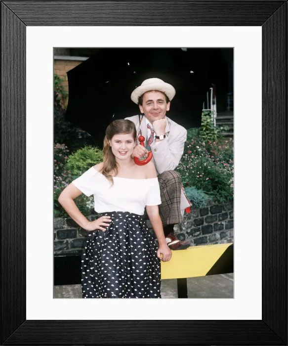 Framed Print : Sylvester McCoy, who plays Doctor Who in the television series Framed Print : Sylvester McCoy, who plays Doctor Who in the television series
