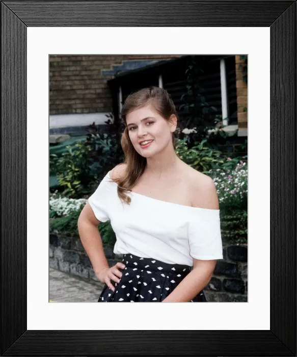 Framed Print : Actress Sophie Aldred who plays Ace, the assistant of Doctor Who in the television series Framed Print : Actress Sophie Aldred who plays Ace, the assistant of Doctor Who in the television series