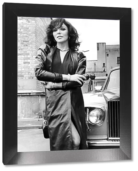 A portrait of the actrress Joan Collins vfr1