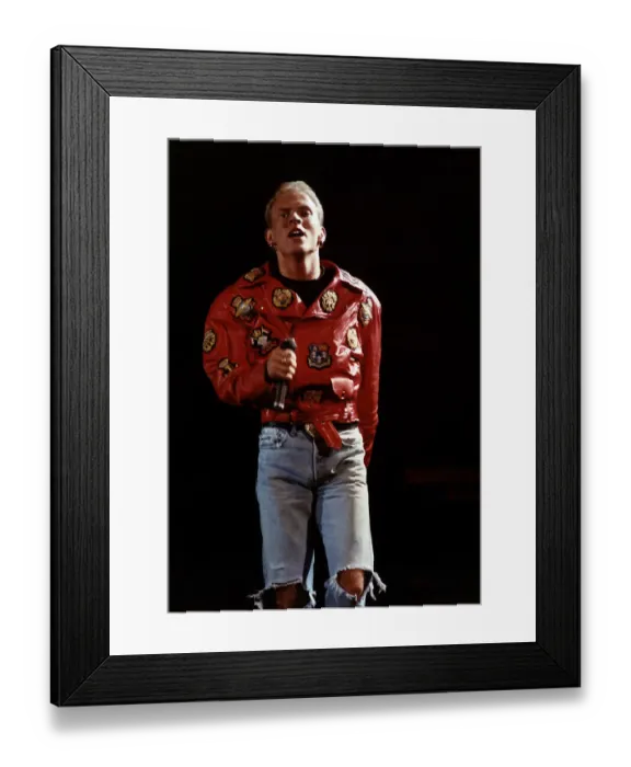 Framed Print : Matt Goss member of pop group Bros in concert Framed Print : Matt Goss member of pop group Bros in concert
