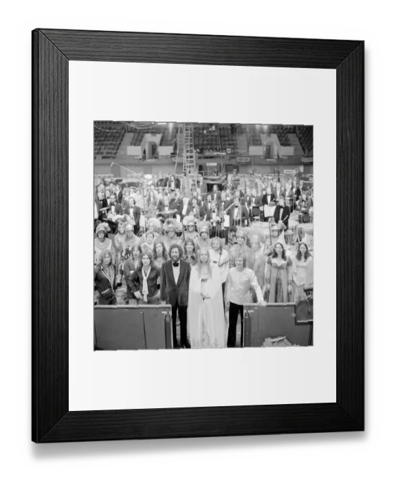 Framed Print : Rick Wakeman and the cast of King Arthur and the Knights of the Round table on ice Framed Print : Rick Wakeman and the cast of King Arthur and the Knights of the Round table on ice