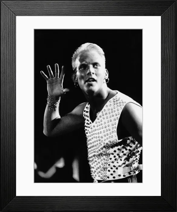 Framed Print : Matt Goss Lead Singer of Bros circa 1987 Framed Print : Matt Goss Lead Singer of Bros circa 1987