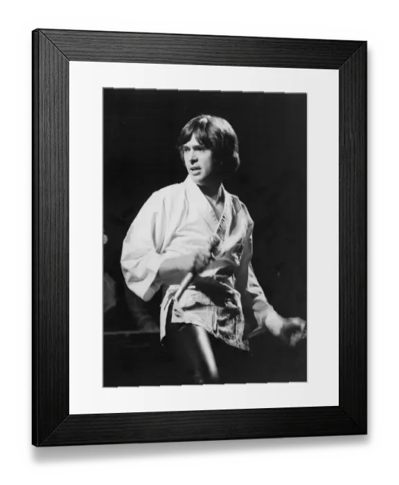 Framed Print : Peter Gabriel in concert during his smash-hit European tour