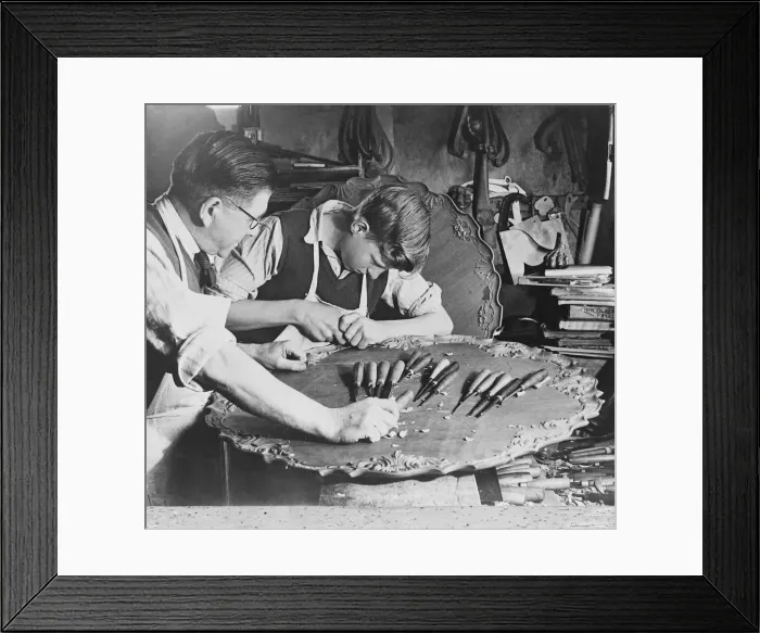Framed Print : Furniture Making circa 1949 018587 / 5 Framed Print : Furniture Making circa 1949 018587 / 5