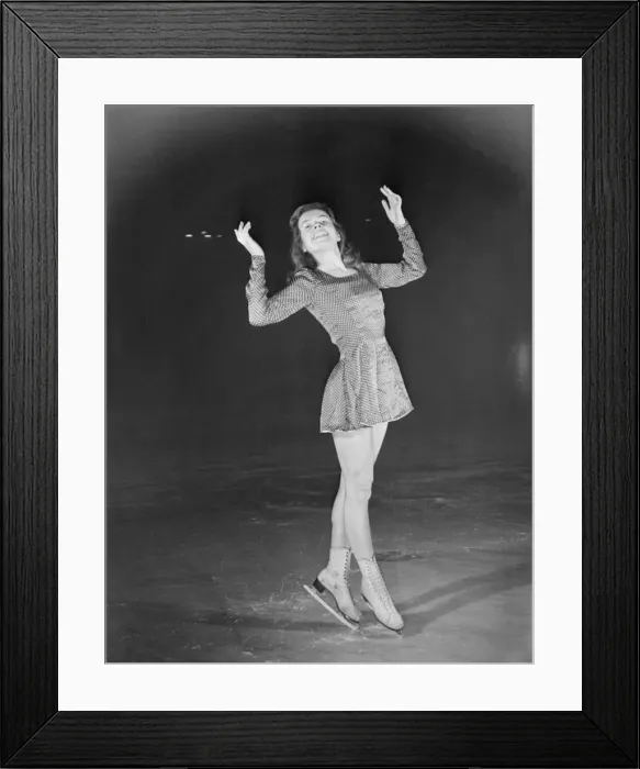 Framed Print : May Britt to play part of Cinderella in pantomine Cinderella on Ice Framed Print : May Britt to play part of Cinderella in pantomine Cinderella on Ice