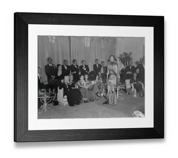 Framed Print : Sunday Pictorial goes to Midnight Fashion Show Barbara Goalen mannequin models Framed Print : Sunday Pictorial goes to Midnight Fashion Show Barbara Goalen mannequin models