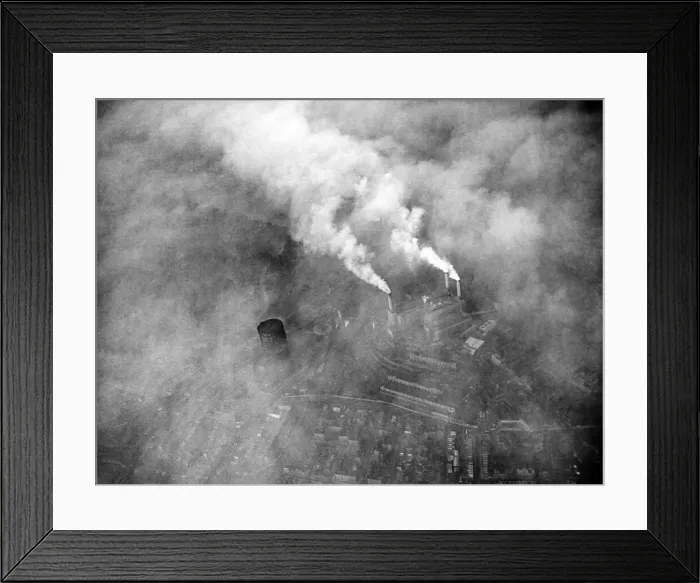 Framed Print : Fog Scenes Battersea Power Station 1949 021014 / 7 Framed Print : Fog Scenes Battersea Power Station 1949 021014 / 7