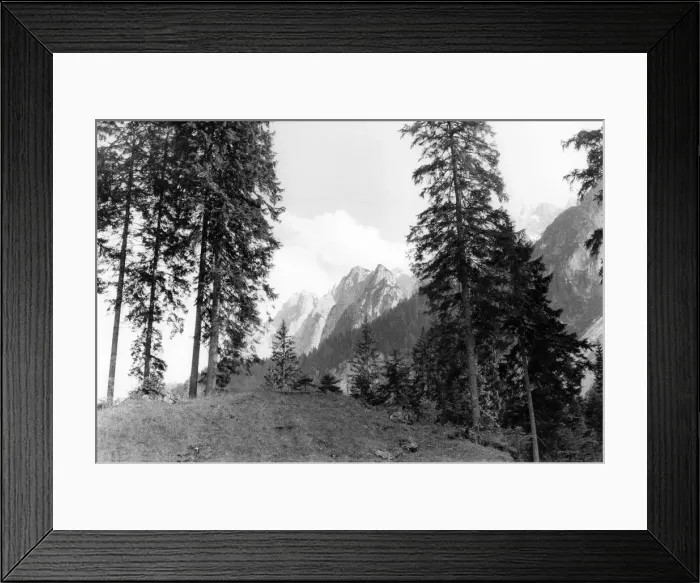 Framed Print : Mountains Alps Mountain scene above Filzmoos, Austria