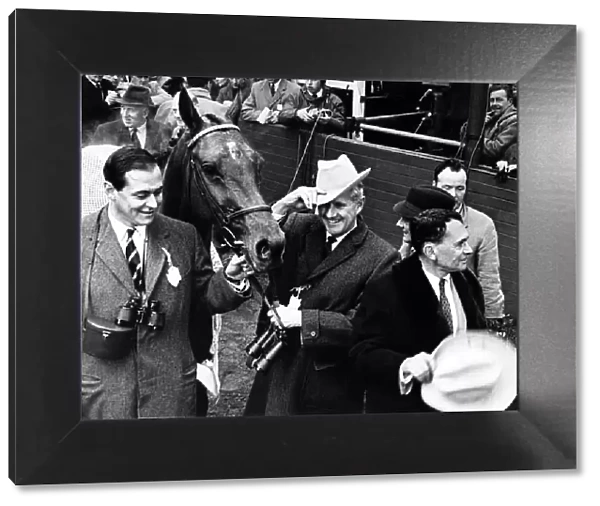 Team Spirit with its owners after the horse won the 1964 Grand national