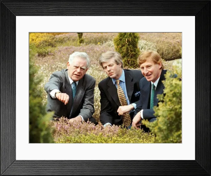 Framed Print : Magnus Magnusson Lord Lindsay and NFU Stewart Whiteford at Rural Centre Ingliston for Framed Print : Magnus Magnusson Lord Lindsay and NFU Stewart Whiteford at Rural Centre Ingliston for