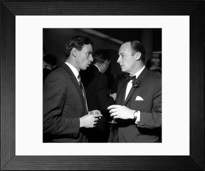 Framed Print : Men of the Year Luncheon November 1965 Jim Clarke (left Framed Print : Men of the Year Luncheon November 1965 Jim Clarke (left