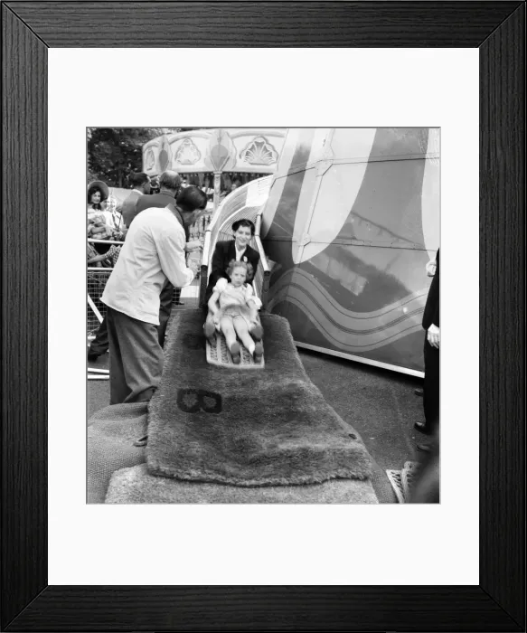 Framed Print : Mingling with the crowds at the Festival Pleasure Gardens, Battersea, London
