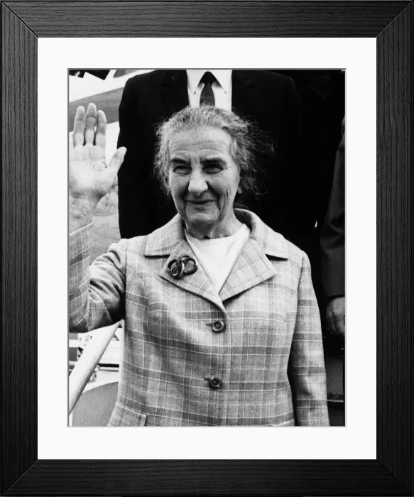 Framed Print : Suez Crisis Golda Meir at Heathrow Airport 1969 (Israeli Prime Minister) Framed Print : Suez Crisis Golda Meir at Heathrow Airport 1969 (Israeli Prime Minister)