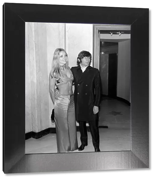 Sharon Tate and her husband Roman Polanski at the film premier reception at Claridges of